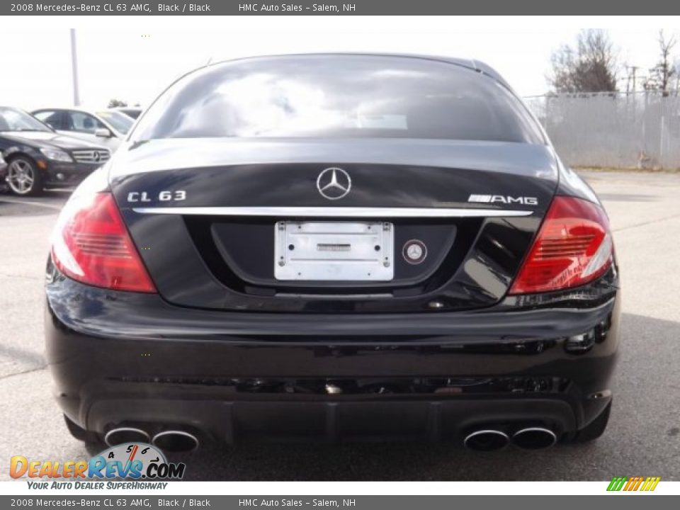 2008 Mercedes-Benz CL 63 AMG Black / Black Photo #4
