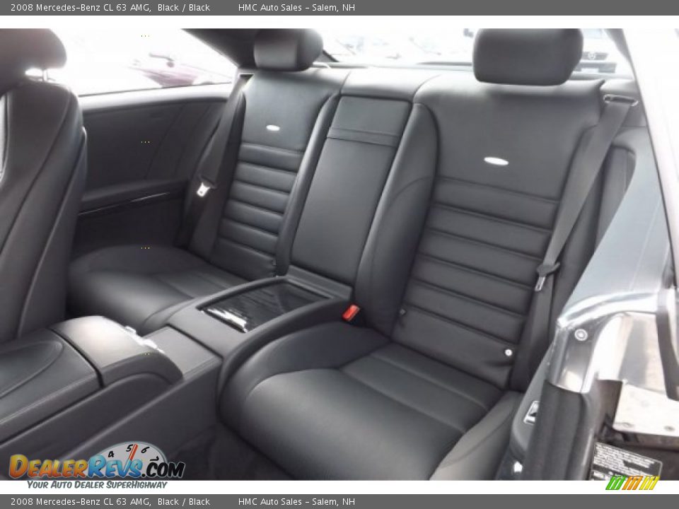 Rear Seat of 2008 Mercedes-Benz CL 63 AMG Photo #6