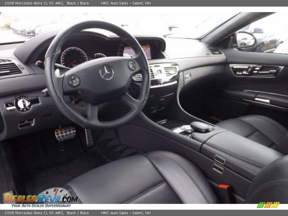 Black Interior - 2008 Mercedes-Benz CL 63 AMG Photo #7