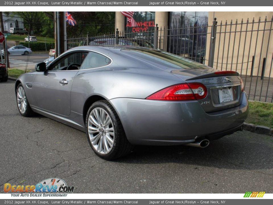 2012 Jaguar XK XK Coupe Lunar Grey Metallic / Warm Charcoal/Warm Charcoal Photo #4