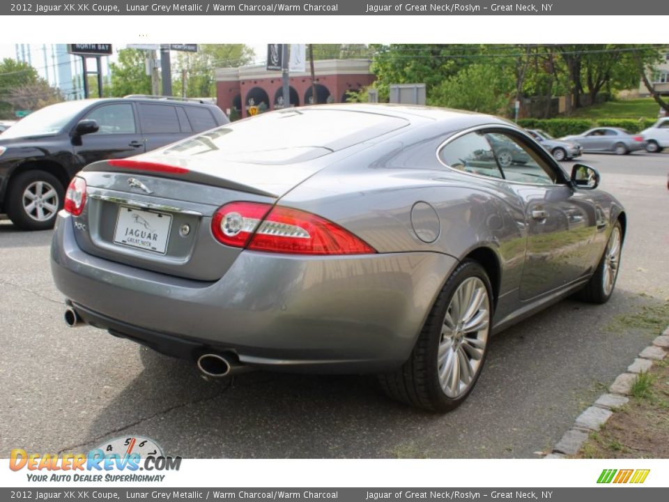 2012 Jaguar XK XK Coupe Lunar Grey Metallic / Warm Charcoal/Warm Charcoal Photo #6