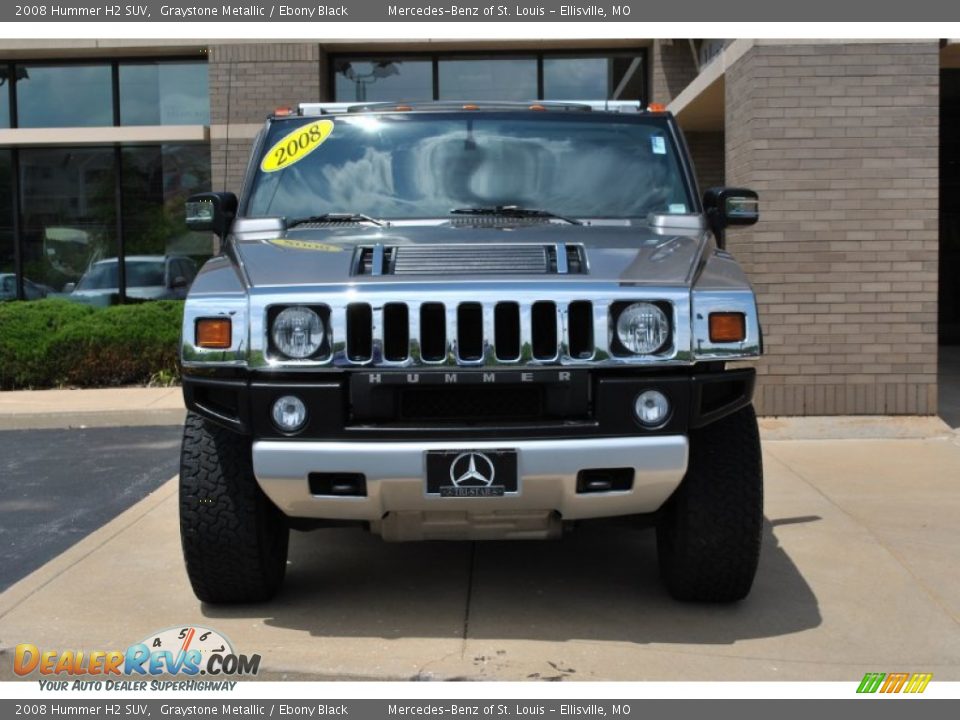 2008 Hummer H2 SUV Graystone Metallic / Ebony Black Photo #6