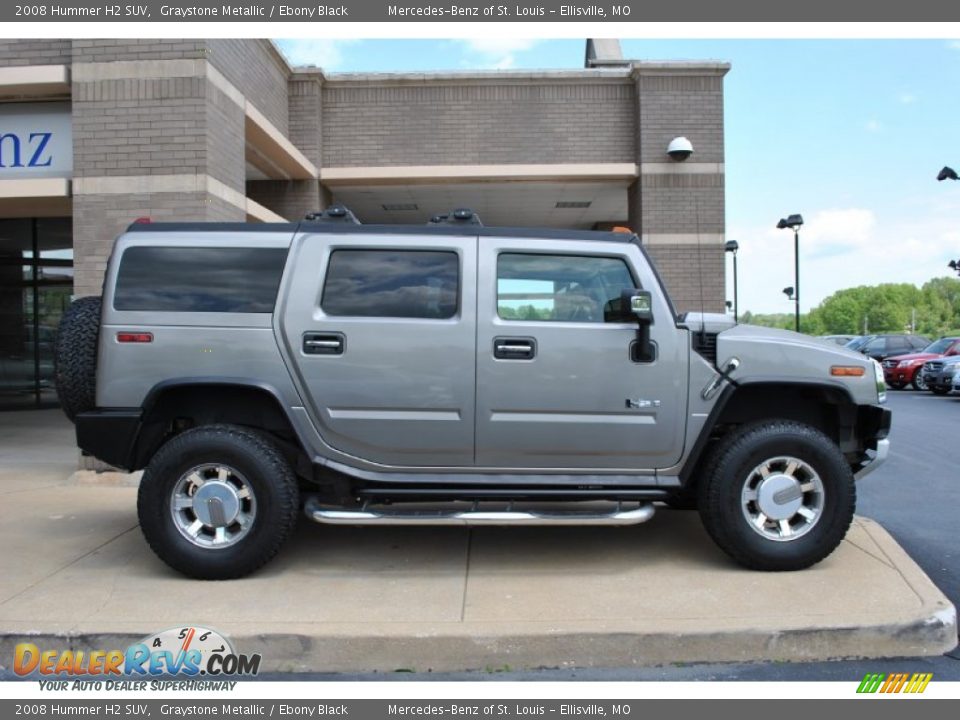 Graystone Metallic 2008 Hummer H2 SUV Photo #8