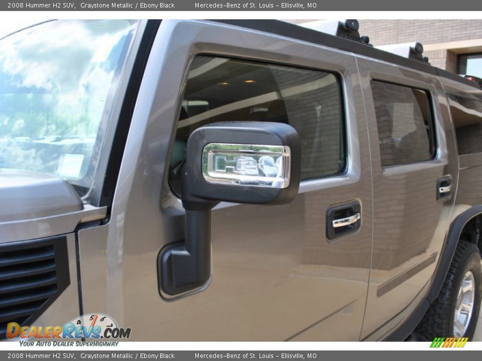 2008 Hummer H2 SUV Graystone Metallic / Ebony Black Photo #13