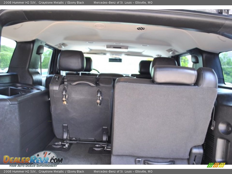 2008 Hummer H2 SUV Graystone Metallic / Ebony Black Photo #16