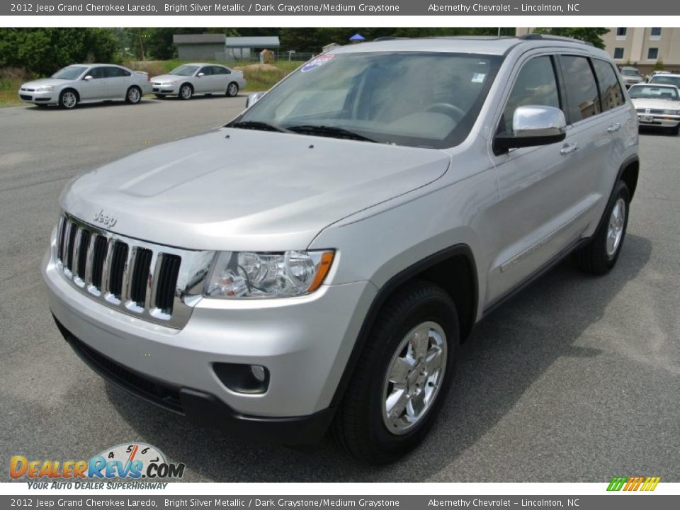 2012 Jeep Grand Cherokee Laredo Bright Silver Metallic / Dark Graystone/Medium Graystone Photo #2