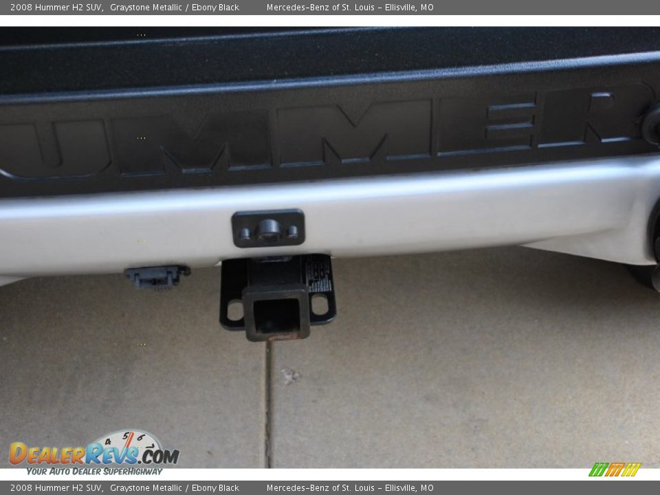 2008 Hummer H2 SUV Graystone Metallic / Ebony Black Photo #17