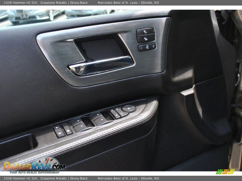 2008 Hummer H2 SUV Graystone Metallic / Ebony Black Photo #18