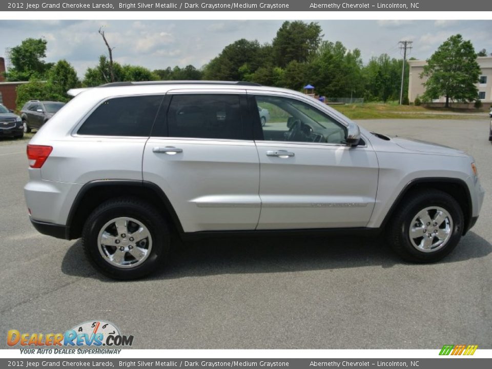 2012 Jeep Grand Cherokee Laredo Bright Silver Metallic / Dark Graystone/Medium Graystone Photo #6