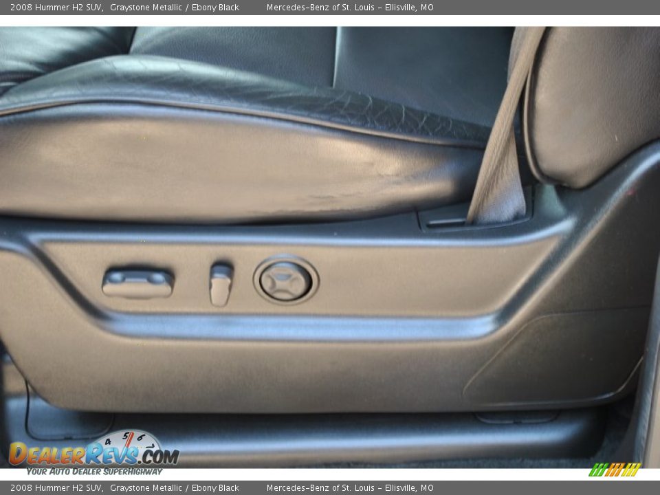 2008 Hummer H2 SUV Graystone Metallic / Ebony Black Photo #20