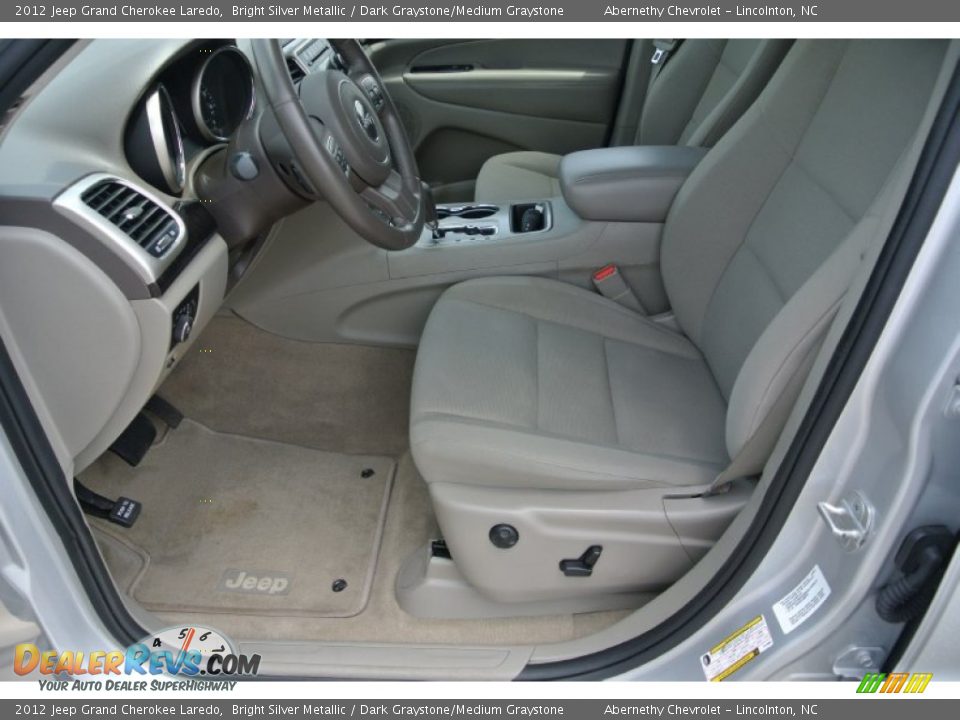 2012 Jeep Grand Cherokee Laredo Bright Silver Metallic / Dark Graystone/Medium Graystone Photo #8
