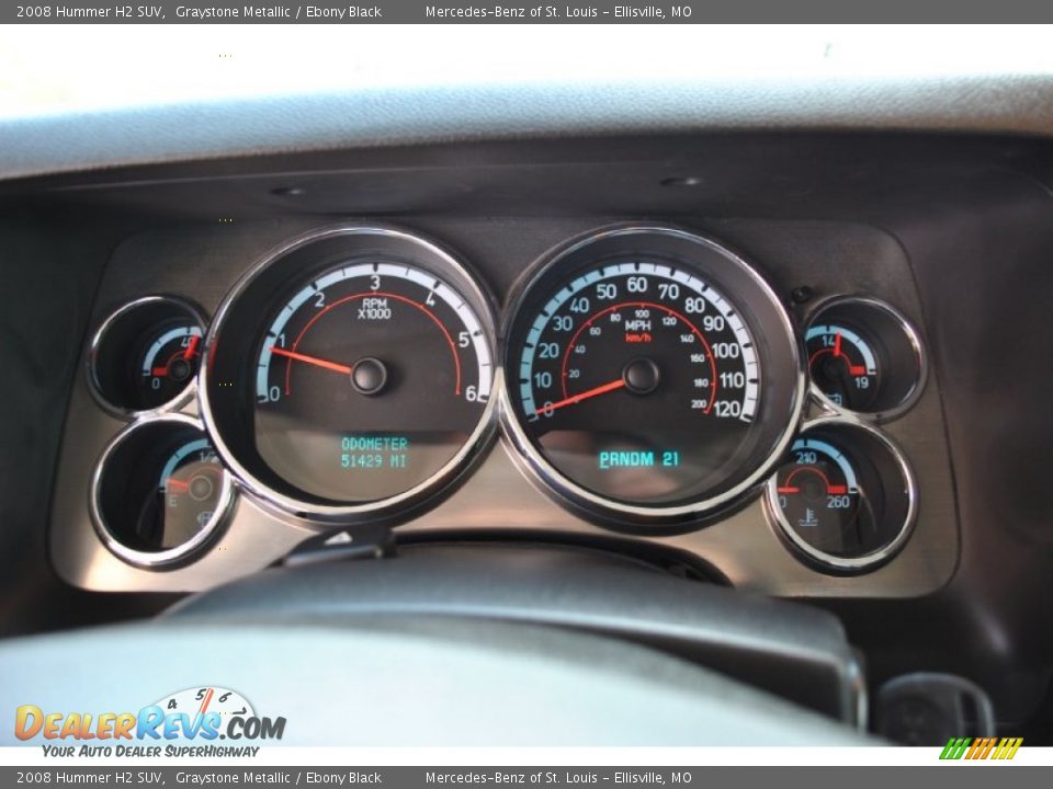 2008 Hummer H2 SUV Gauges Photo #22