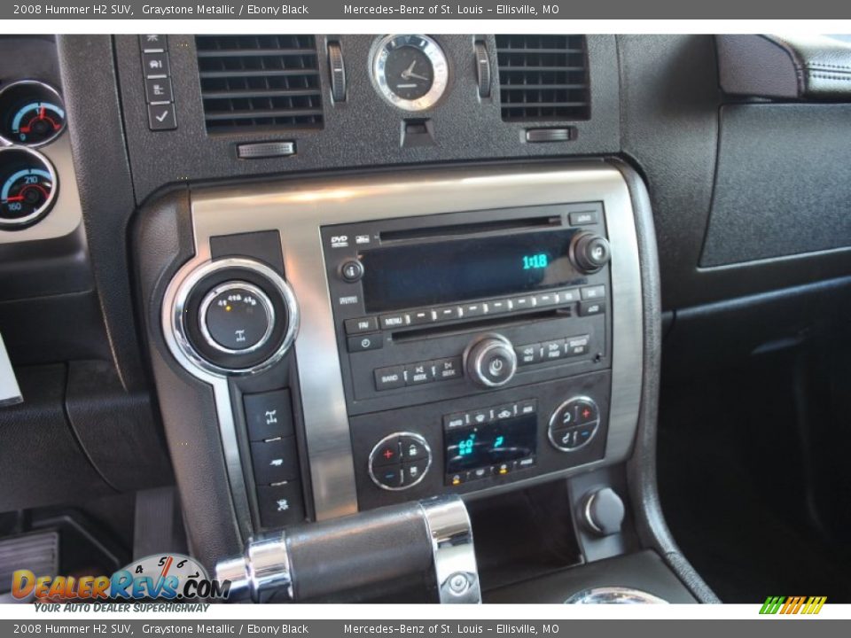 2008 Hummer H2 SUV Graystone Metallic / Ebony Black Photo #25