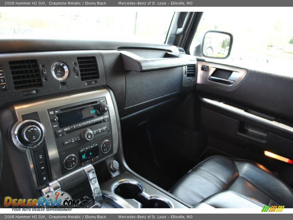 2008 Hummer H2 SUV Graystone Metallic / Ebony Black Photo #27