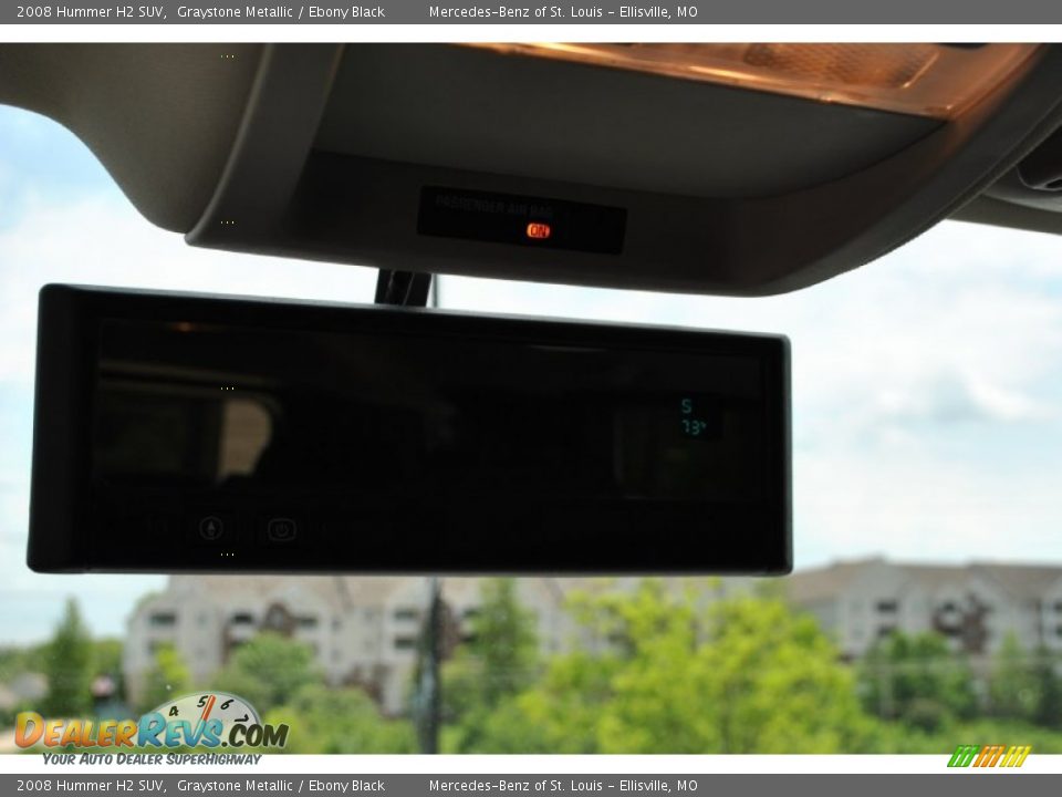 2008 Hummer H2 SUV Graystone Metallic / Ebony Black Photo #28