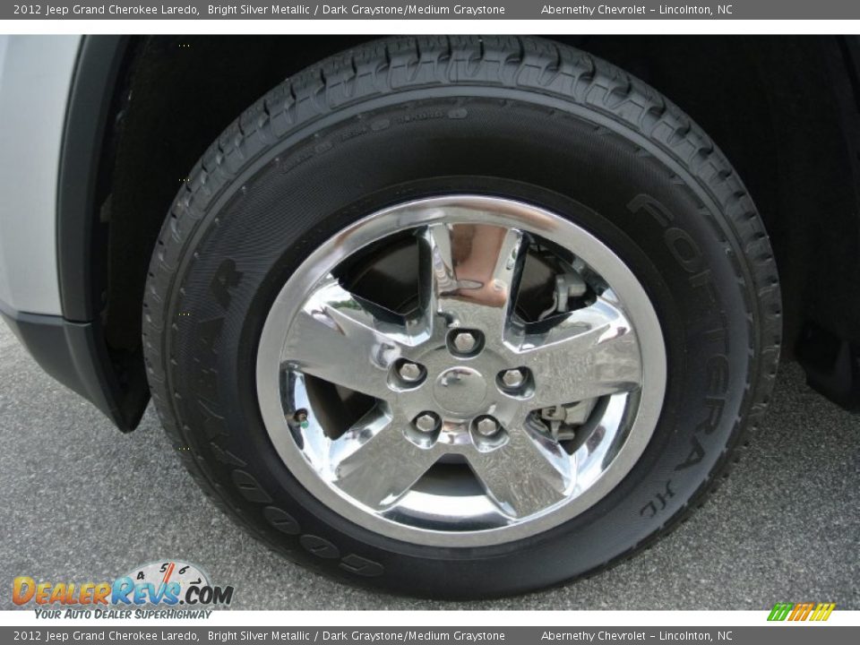 2012 Jeep Grand Cherokee Laredo Bright Silver Metallic / Dark Graystone/Medium Graystone Photo #21