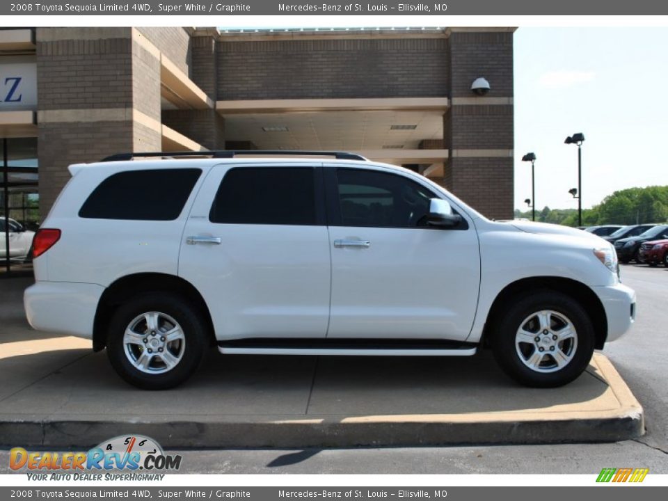 Super White 2008 Toyota Sequoia Limited 4WD Photo #2
