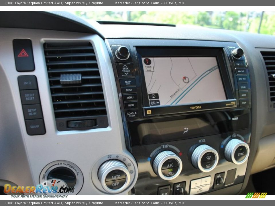 2008 Toyota Sequoia Limited 4WD Super White / Graphite Photo #5