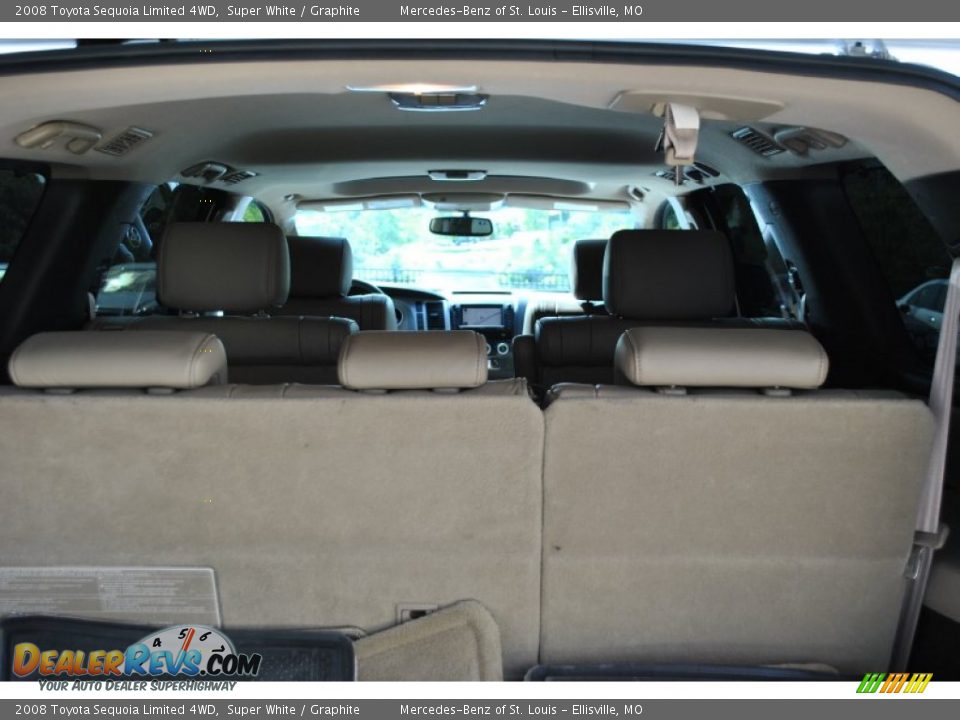 2008 Toyota Sequoia Limited 4WD Super White / Graphite Photo #10