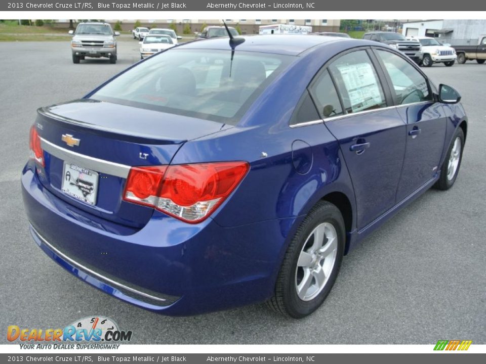 2013 Chevrolet Cruze LT/RS Blue Topaz Metallic / Jet Black Photo #5