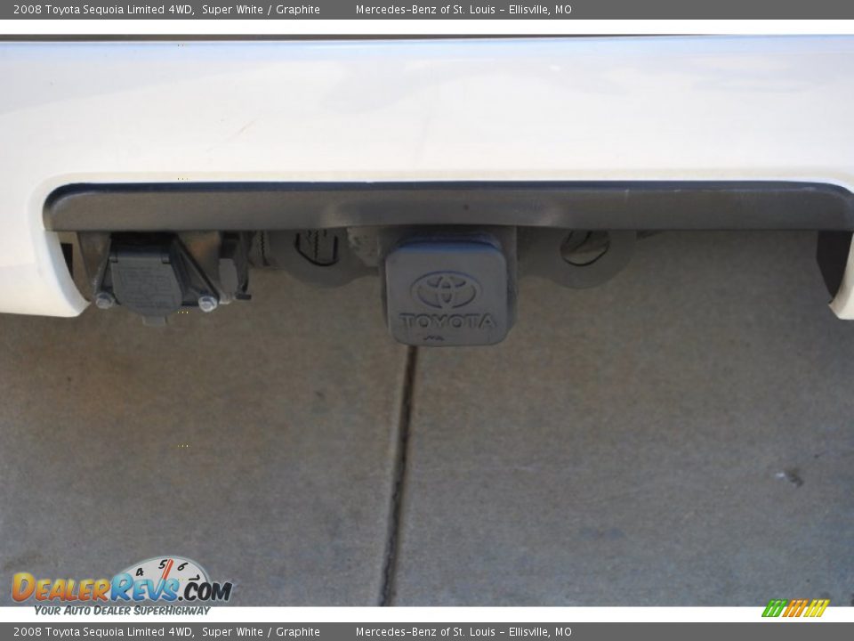 2008 Toyota Sequoia Limited 4WD Super White / Graphite Photo #12