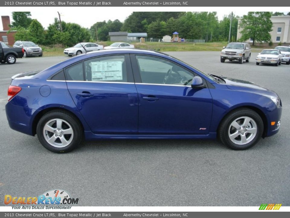 2013 Chevrolet Cruze LT/RS Blue Topaz Metallic / Jet Black Photo #6
