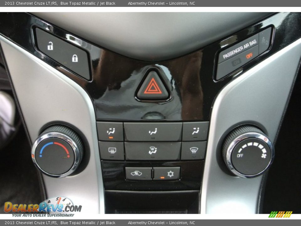 2013 Chevrolet Cruze LT/RS Blue Topaz Metallic / Jet Black Photo #11