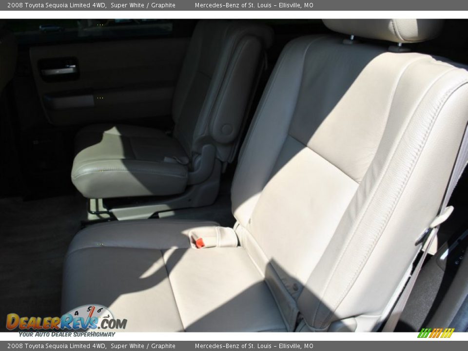 2008 Toyota Sequoia Limited 4WD Super White / Graphite Photo #18