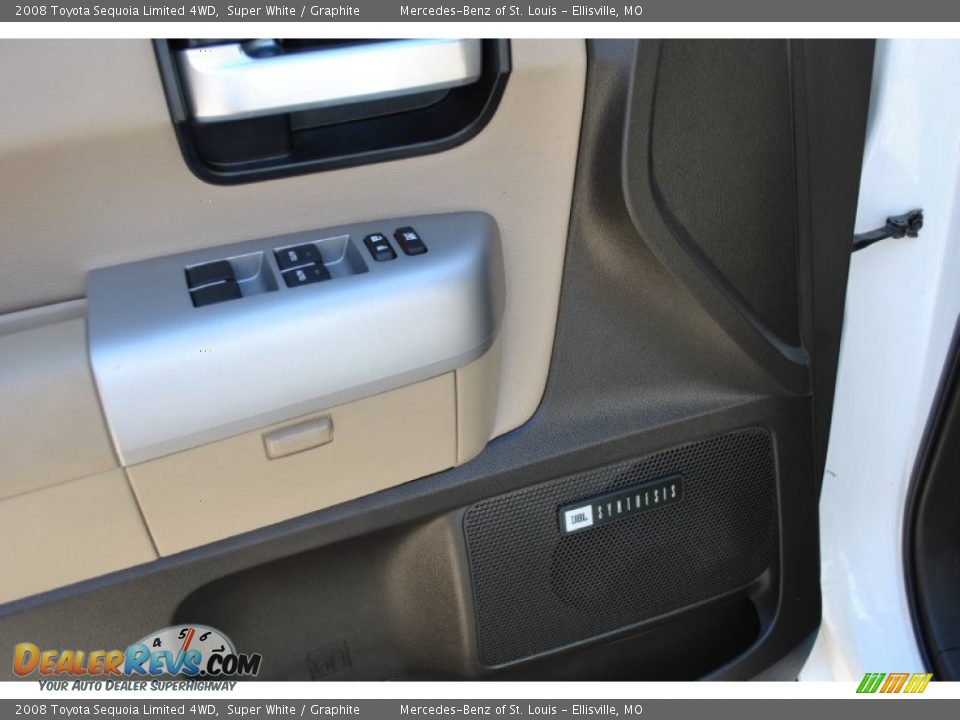 2008 Toyota Sequoia Limited 4WD Super White / Graphite Photo #19