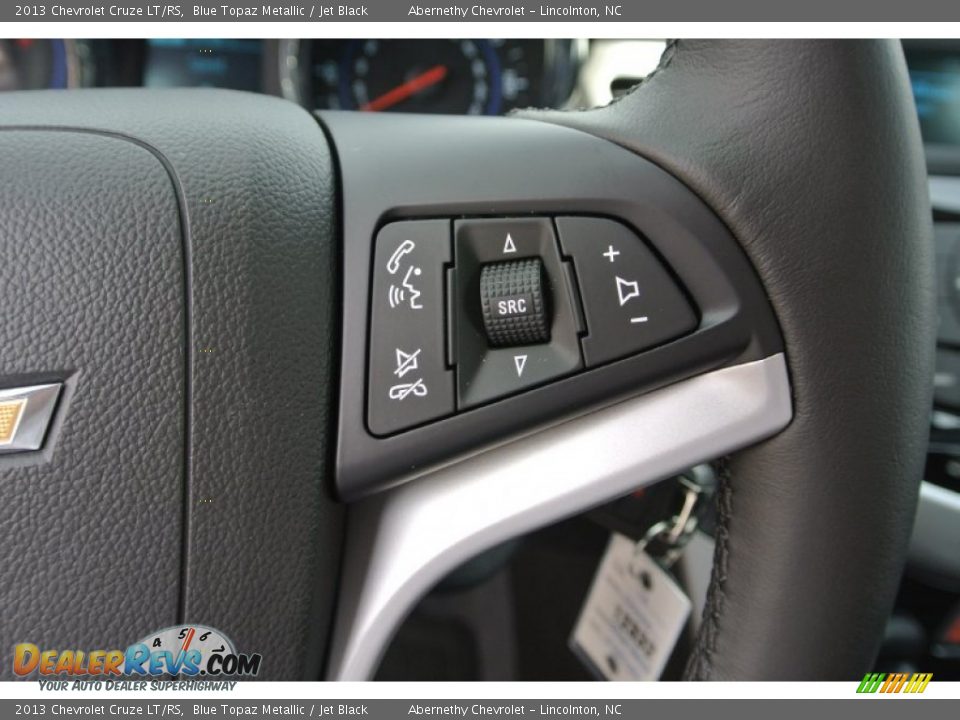 2013 Chevrolet Cruze LT/RS Blue Topaz Metallic / Jet Black Photo #14