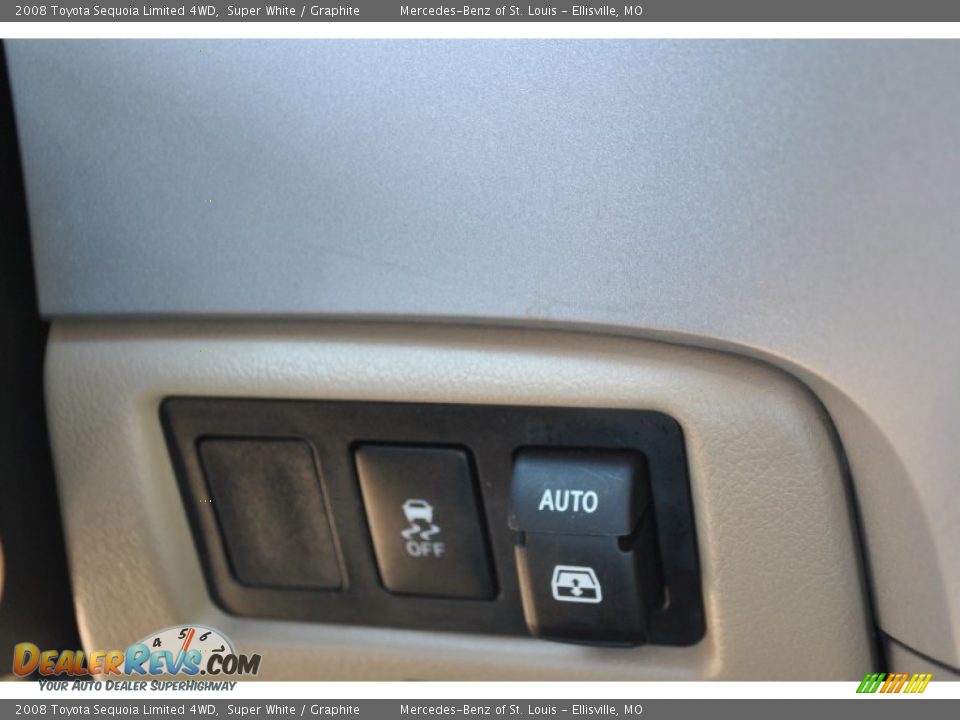 2008 Toyota Sequoia Limited 4WD Super White / Graphite Photo #25