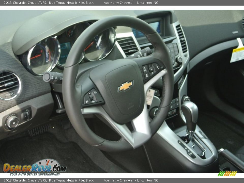 2013 Chevrolet Cruze LT/RS Blue Topaz Metallic / Jet Black Photo #21