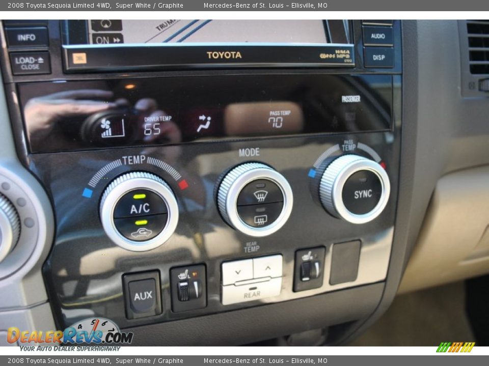 Controls of 2008 Toyota Sequoia Limited 4WD Photo #27