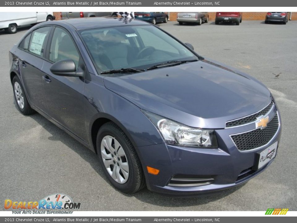 2013 Chevrolet Cruze LS Atlantis Blue Metallic / Jet Black/Medium Titanium Photo #1