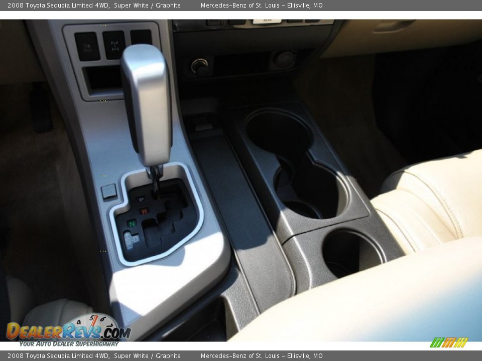 2008 Toyota Sequoia Limited 4WD Super White / Graphite Photo #29