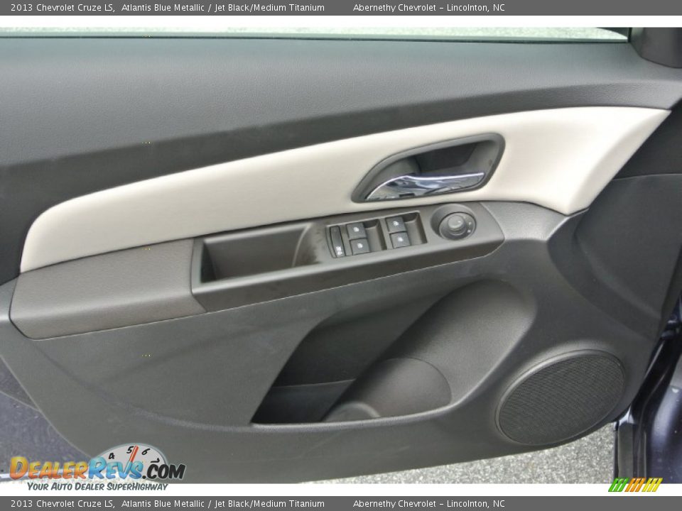 2013 Chevrolet Cruze LS Atlantis Blue Metallic / Jet Black/Medium Titanium Photo #9