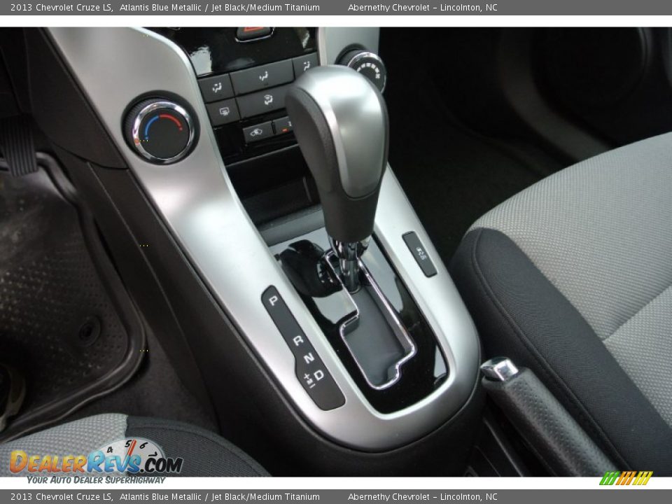 2013 Chevrolet Cruze LS Atlantis Blue Metallic / Jet Black/Medium Titanium Photo #10