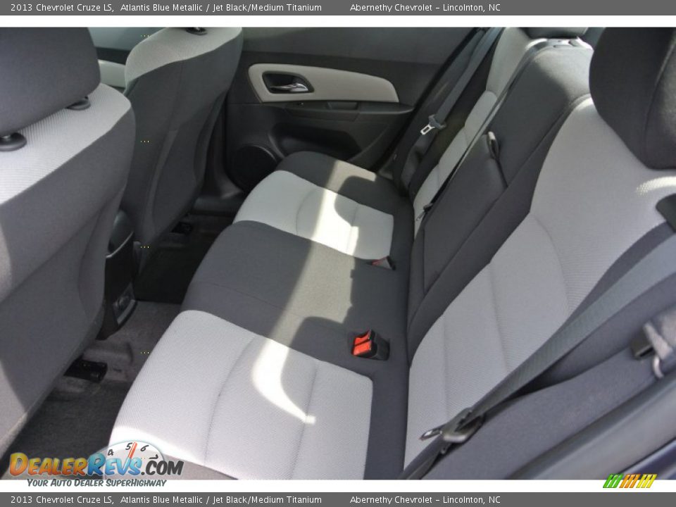 2013 Chevrolet Cruze LS Atlantis Blue Metallic / Jet Black/Medium Titanium Photo #15