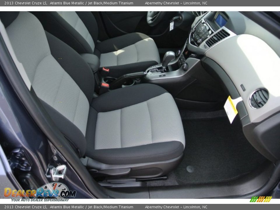 2013 Chevrolet Cruze LS Atlantis Blue Metallic / Jet Black/Medium Titanium Photo #17