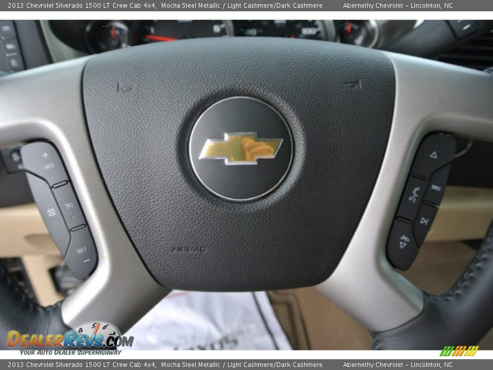 2013 Chevrolet Silverado 1500 LT Crew Cab 4x4 Mocha Steel Metallic / Light Cashmere/Dark Cashmere Photo #13