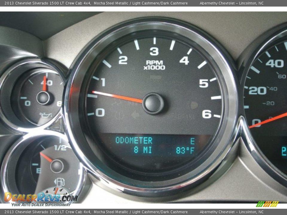 2013 Chevrolet Silverado 1500 LT Crew Cab 4x4 Mocha Steel Metallic / Light Cashmere/Dark Cashmere Photo #14