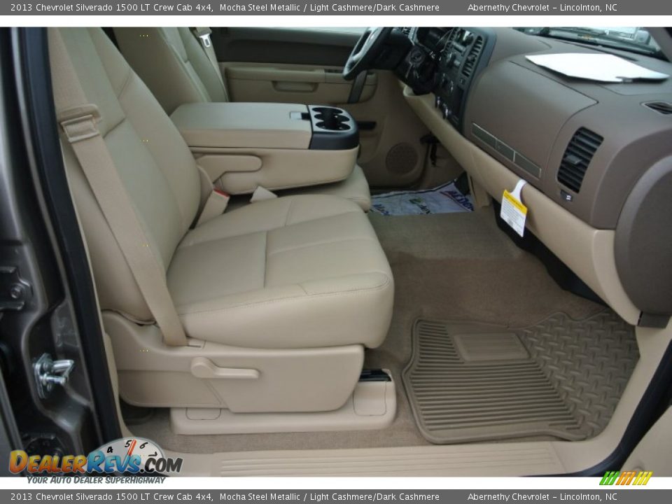 2013 Chevrolet Silverado 1500 LT Crew Cab 4x4 Mocha Steel Metallic / Light Cashmere/Dark Cashmere Photo #17