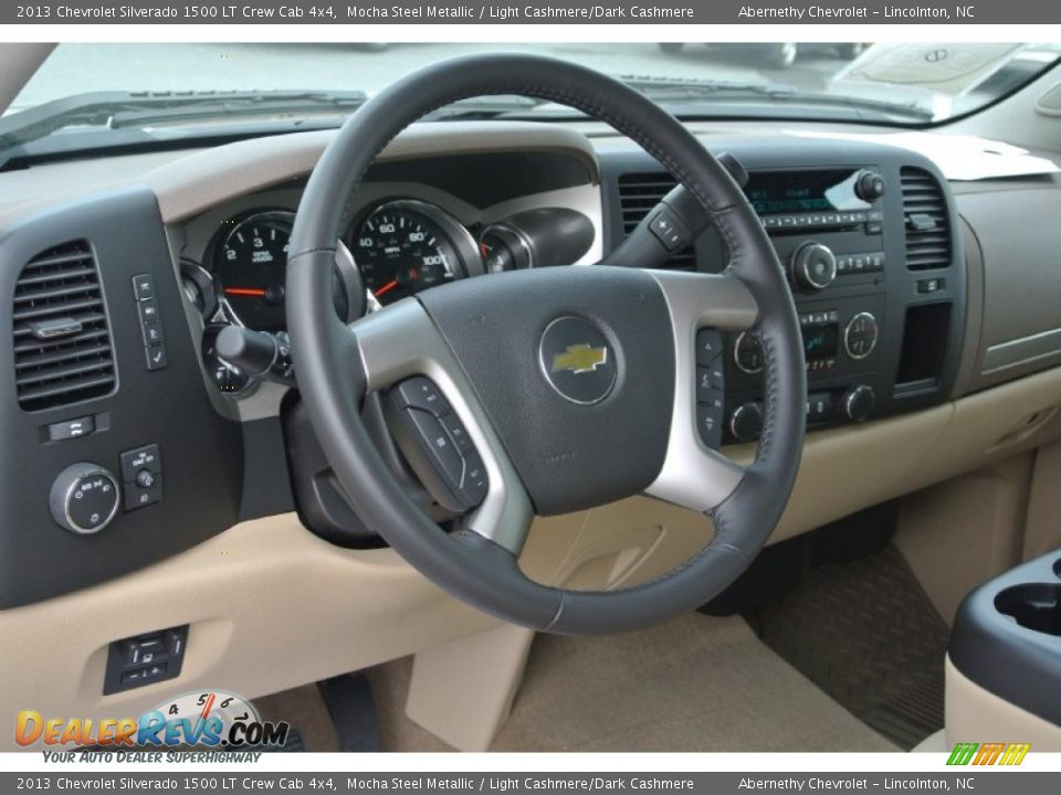 2013 Chevrolet Silverado 1500 LT Crew Cab 4x4 Mocha Steel Metallic / Light Cashmere/Dark Cashmere Photo #21