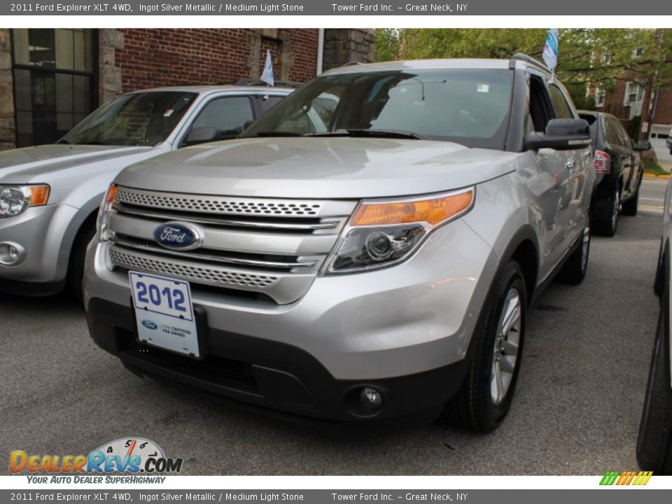 2011 Ford Explorer XLT 4WD Ingot Silver Metallic / Medium Light Stone Photo #1
