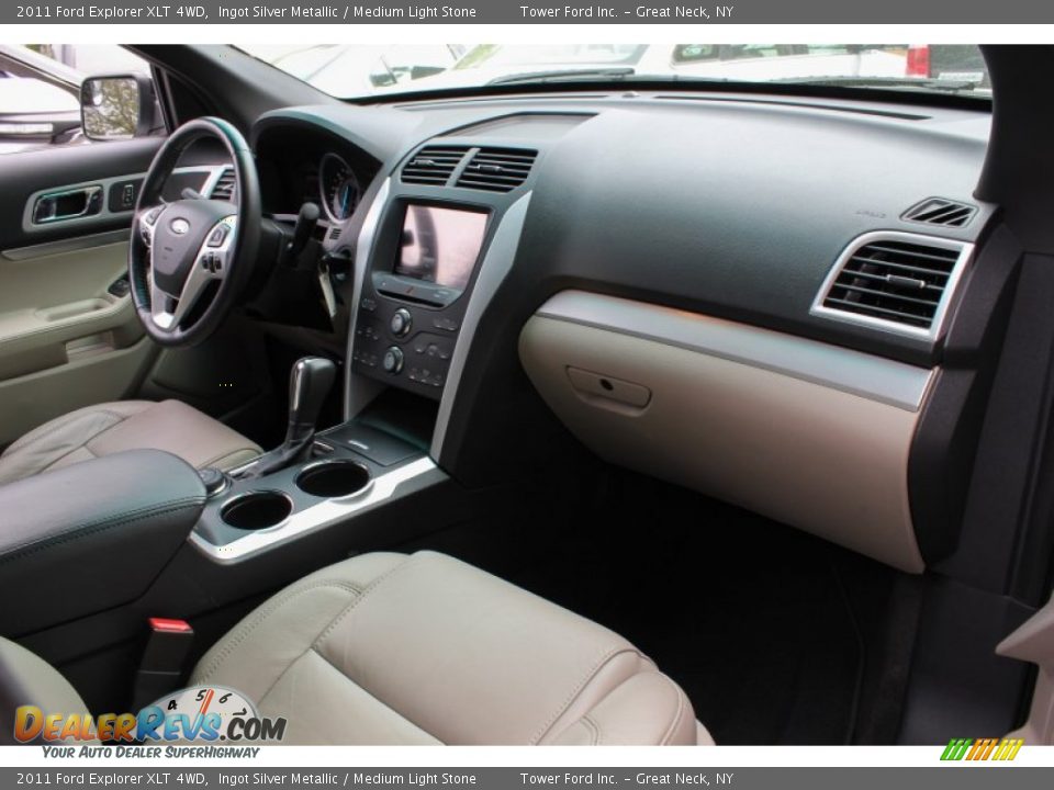 2011 Ford Explorer XLT 4WD Ingot Silver Metallic / Medium Light Stone Photo #6
