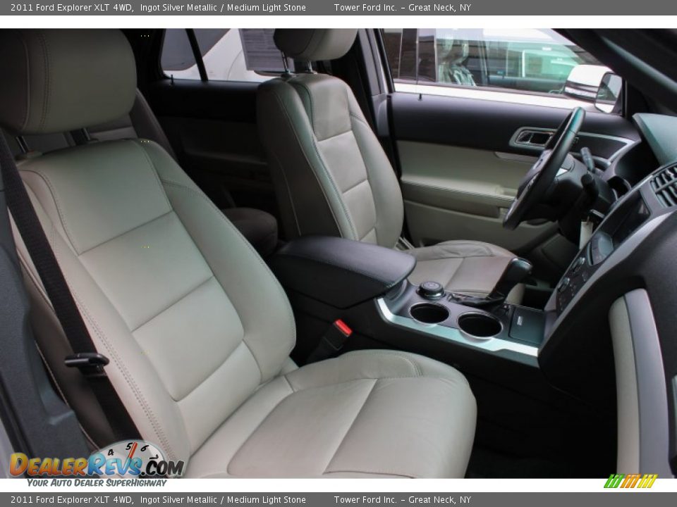 2011 Ford Explorer XLT 4WD Ingot Silver Metallic / Medium Light Stone Photo #7