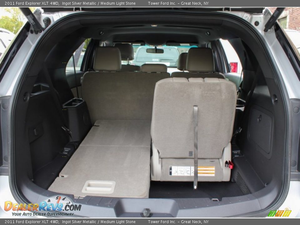 2011 Ford Explorer XLT 4WD Ingot Silver Metallic / Medium Light Stone Photo #10