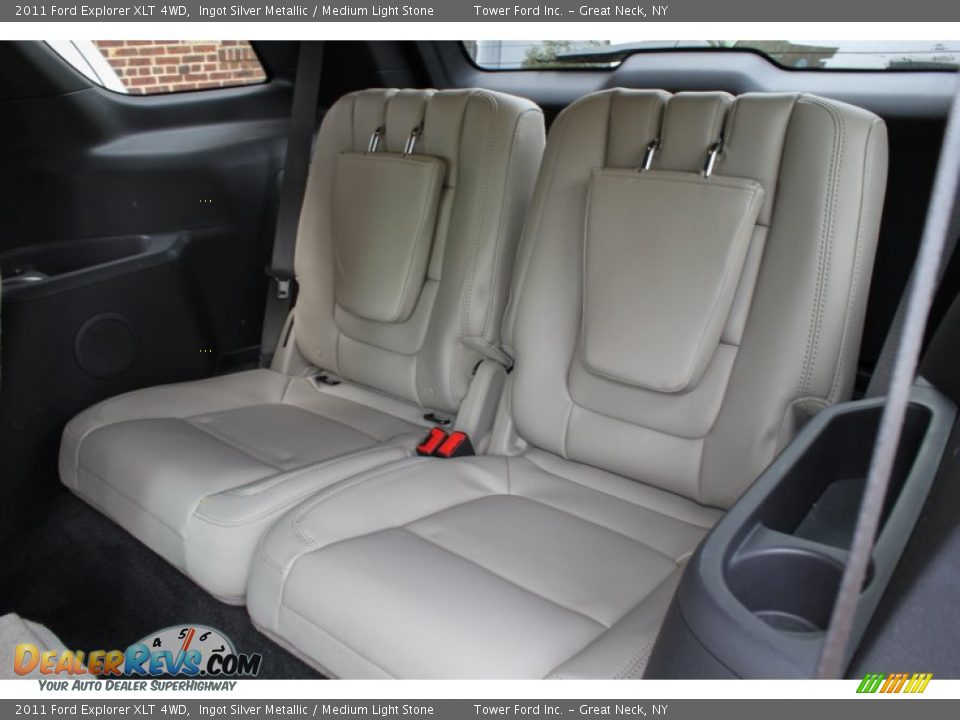 2011 Ford Explorer XLT 4WD Ingot Silver Metallic / Medium Light Stone Photo #12