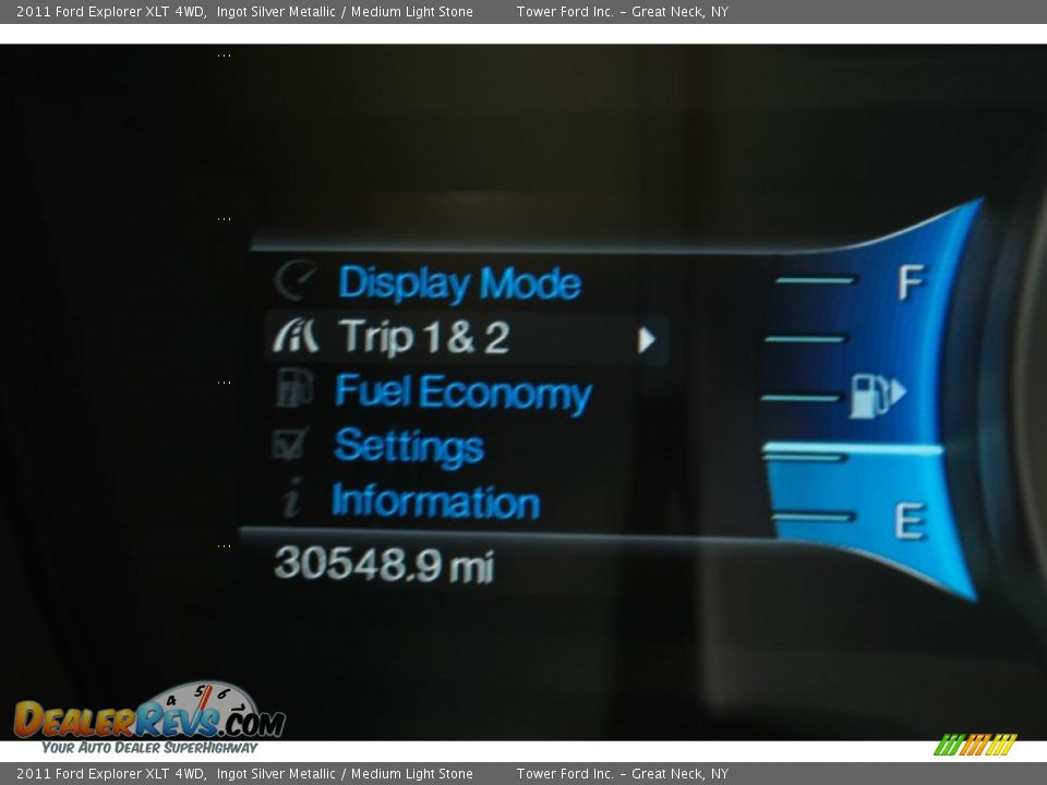 2011 Ford Explorer XLT 4WD Ingot Silver Metallic / Medium Light Stone Photo #18