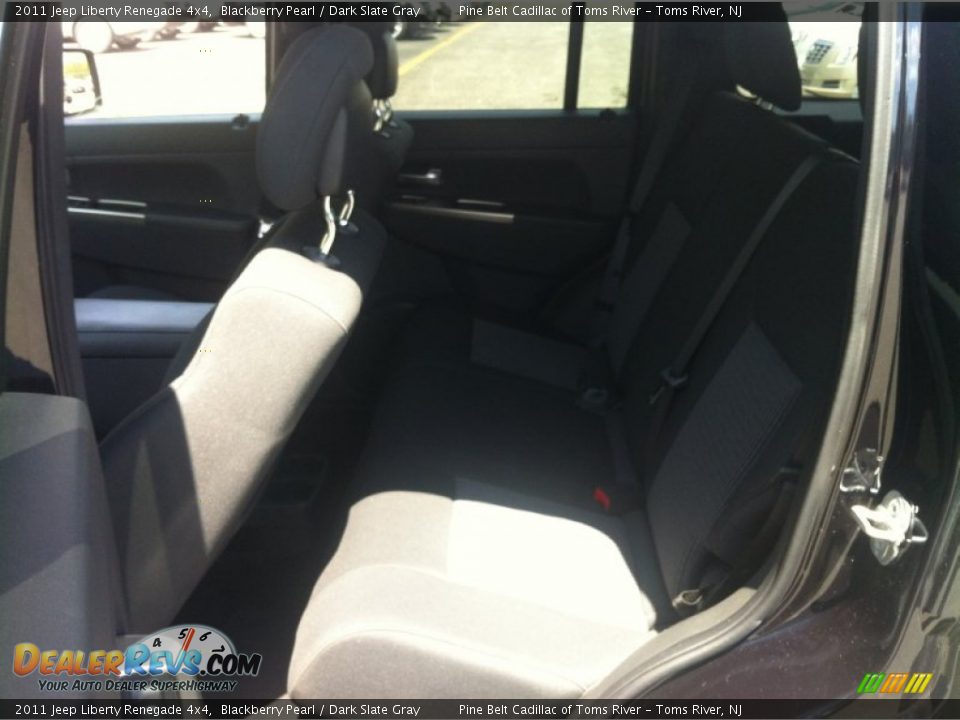 2011 Jeep Liberty Renegade 4x4 Blackberry Pearl / Dark Slate Gray Photo #7